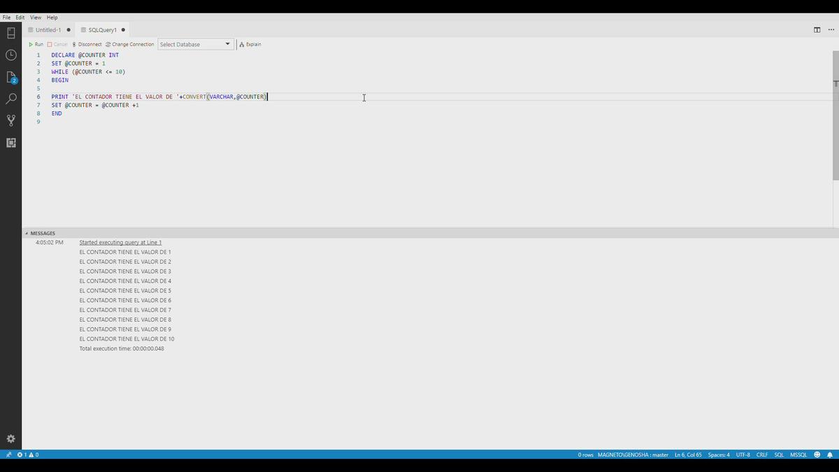 'Video thumbnail for Ciclos de SQL como se usan'